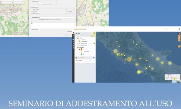 SEMINARIO DI ADDESTRAMENTO ALL'USO DELLA PIATTAFORMA E DELLO WEBGIS